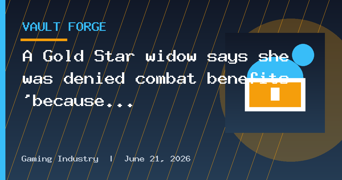 A Gold Star widow says she was denied combat benefits ‘because we have not