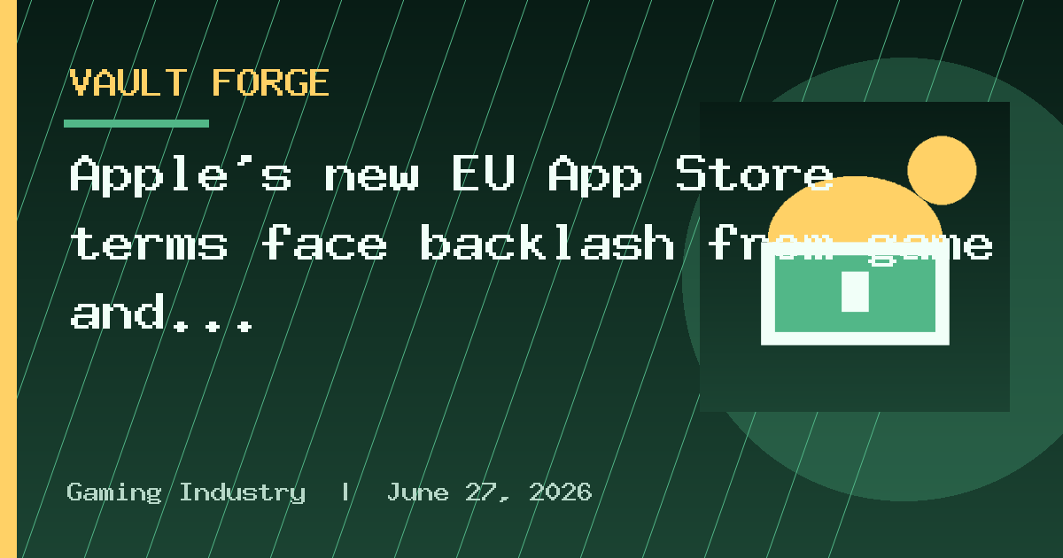 Apple’s new EU App Store terms face backlash from game and app developer groups