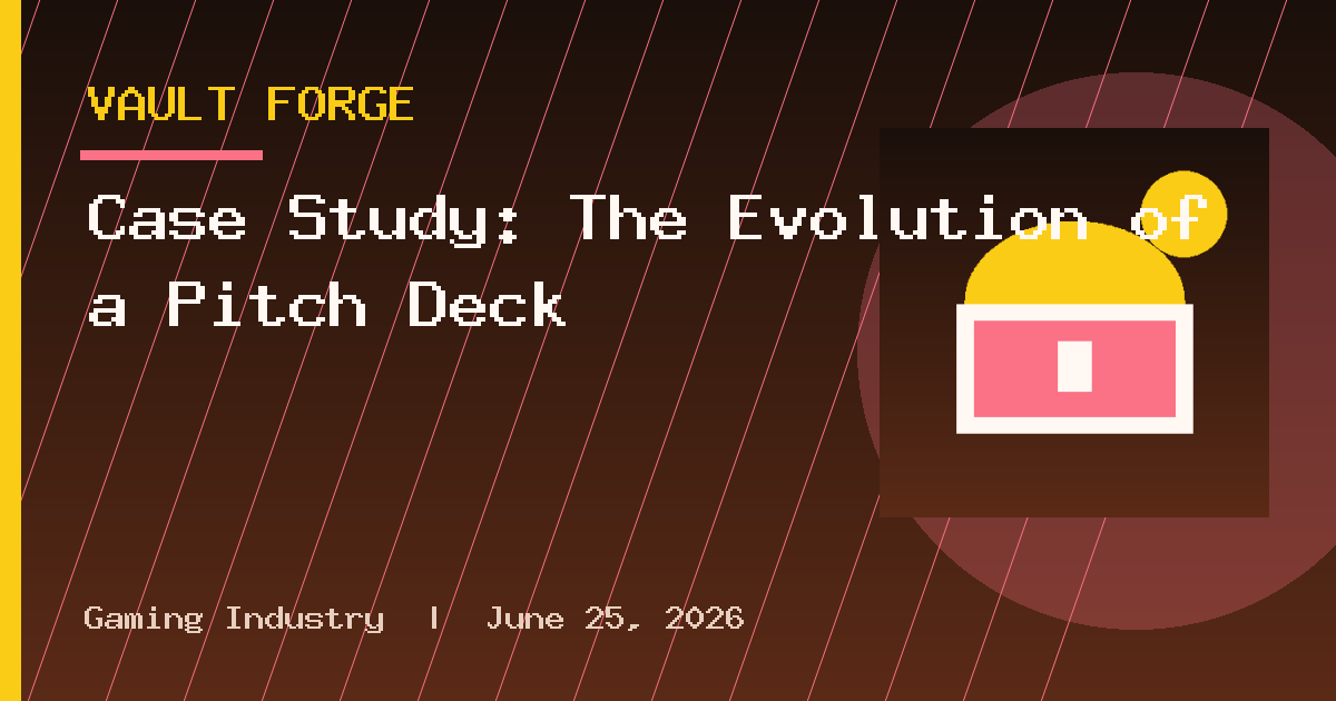 Case Study: The Evolution of a Pitch Deck
