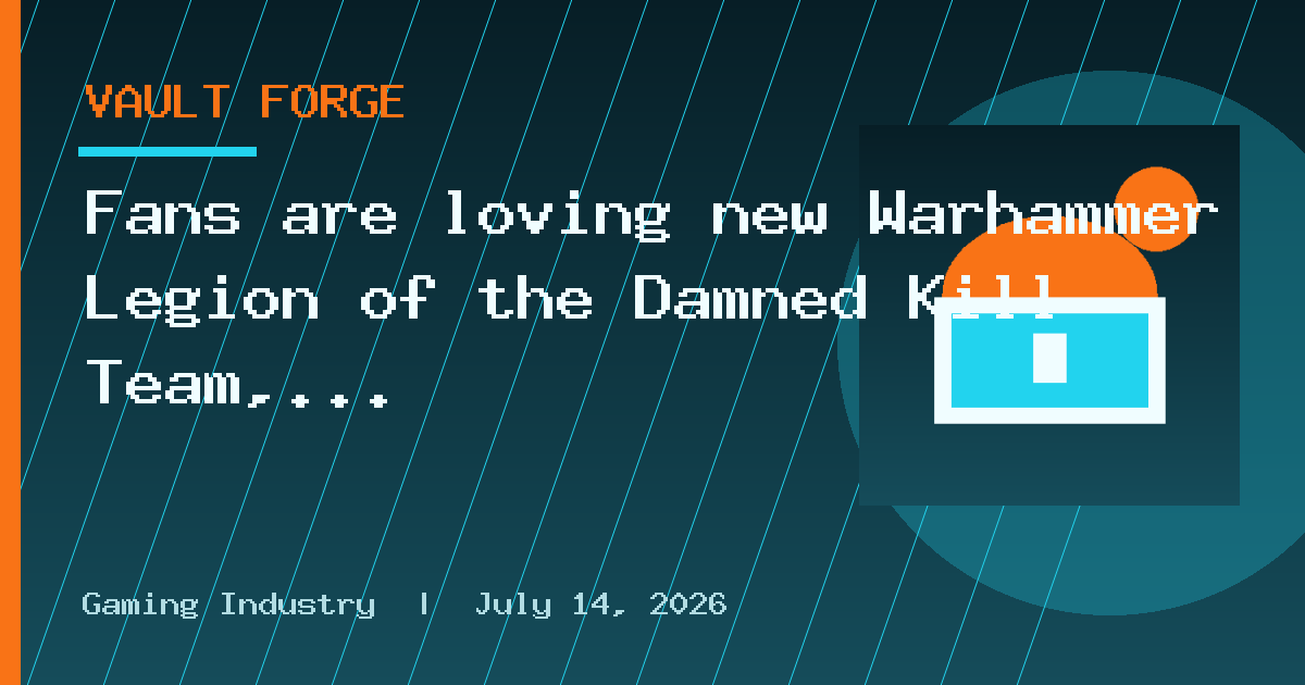 Fans are loving new Warhammer Legion of the Damned Kill Team, but are already