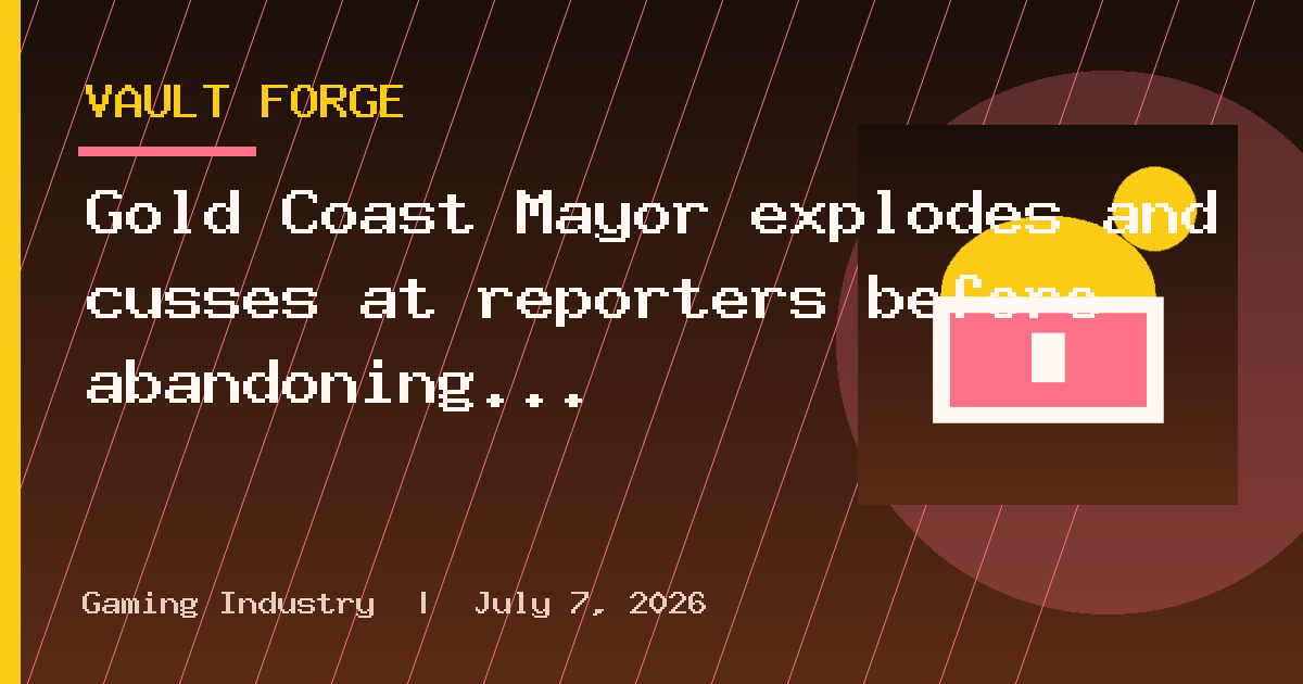 Gold Coast Mayor explodes and cusses at reporters before abandoning press