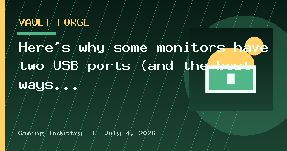 Here's why some monitors have two USB ports (and the best ways to use