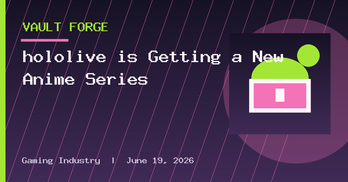 hololive is Getting a New Anime Series